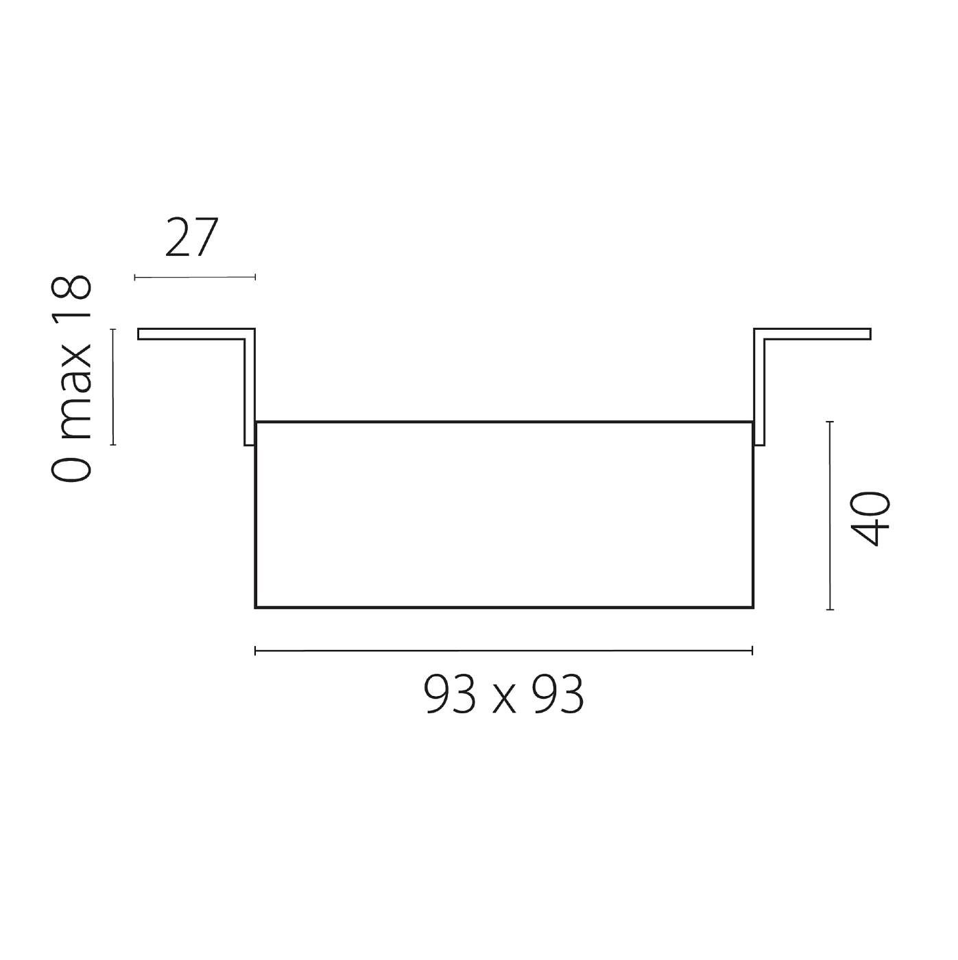 Встраиваемый светильник Lightstar Domino G214506