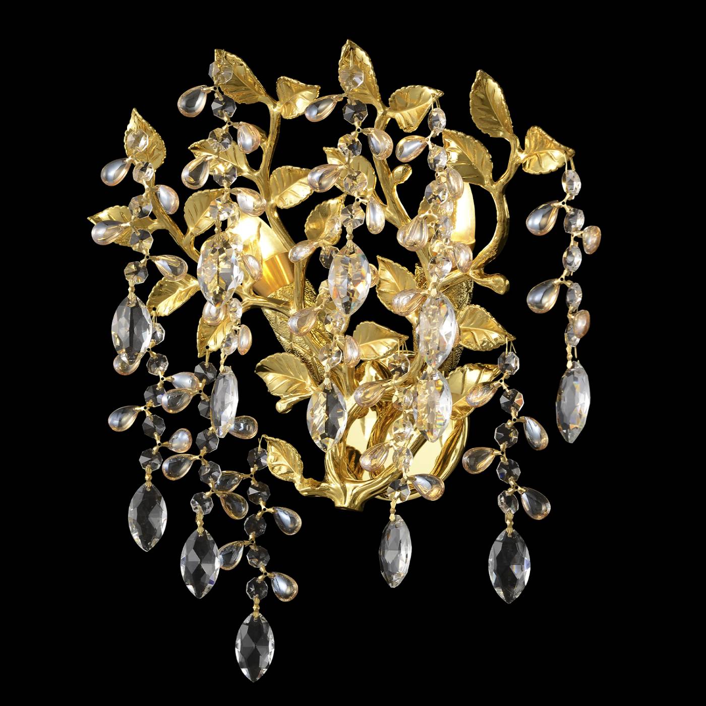 EDEN AP2 GOLD Настенное бра Crystal Lux Eden EDEN AP2 GOLD