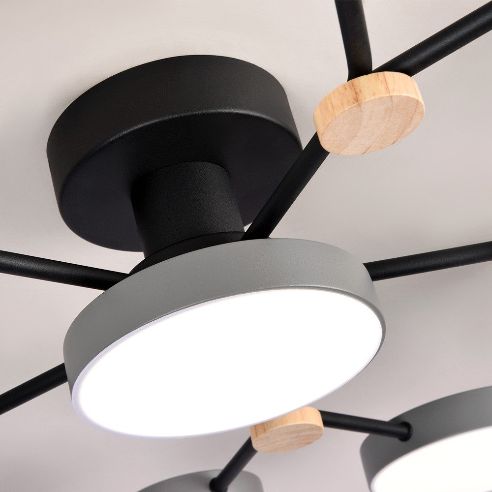 L3201-700 GR Потолочная люстра L LED4U L3201-700 GR