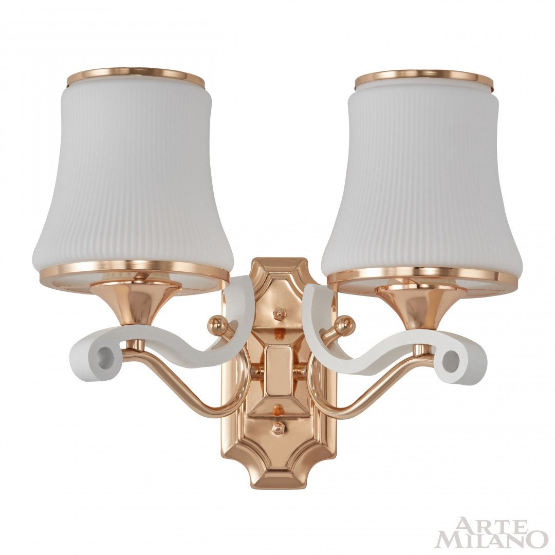 303987/2W Wh/Gd Настенное бра Arte Milano Florentia-3987 303987/2W Wh/Gd