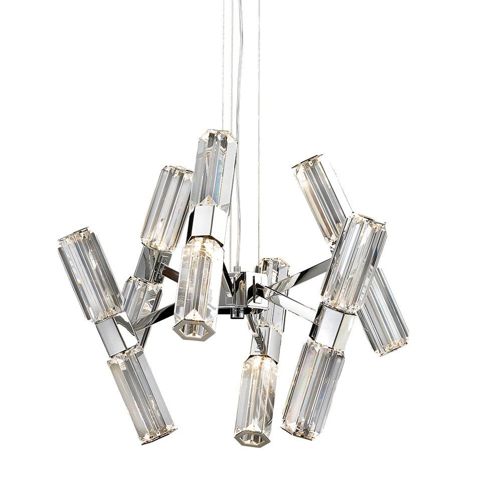 MD19027016-12B chrome Подвесная люстра Delight Collection MD19027016 MD19027016-12B chrome
