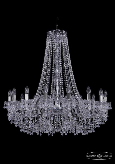 1410/16/360/h-95 Ni V0300 Подвесная хрустальная люстра 1410 Bohemia 1410/16/360/h-95 Ni V0300