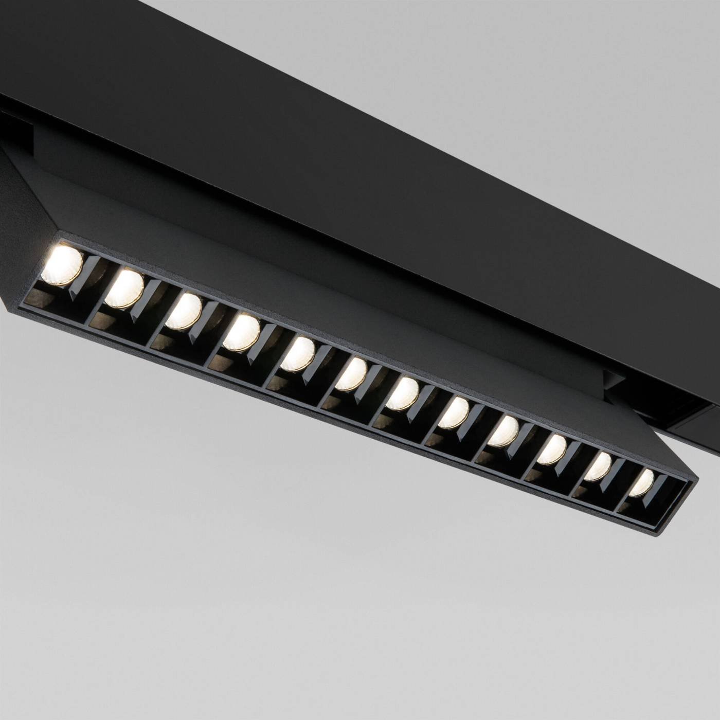 Умный трековый светильник 12W 2700-6500K диммируемый (чёрный) 85195/01_система Слим Трековый светильник Elektrostandard Slim Magnetic 85195/01 Slim Magnetic Умный трековый светильник 12W 2700-6500K Dim HL02 (черный)