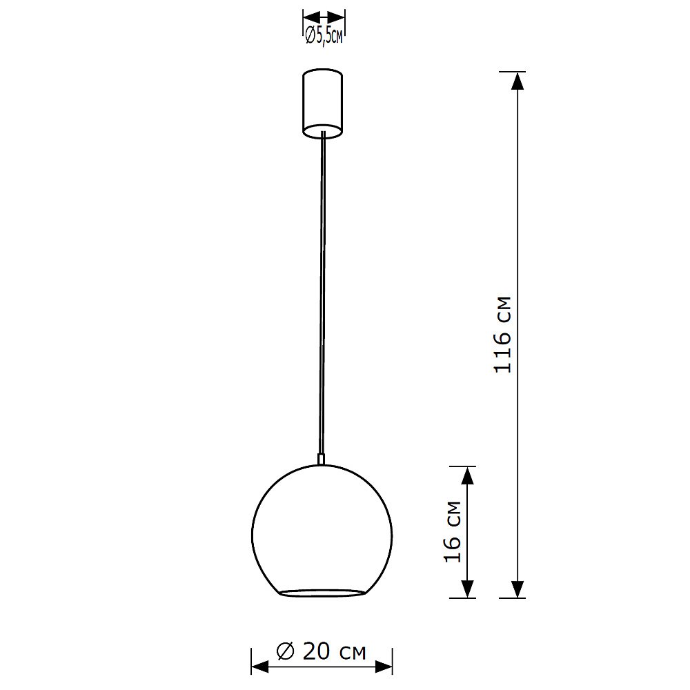 LH032042 Светильник подвесной LightHall Aura 20 LH032042