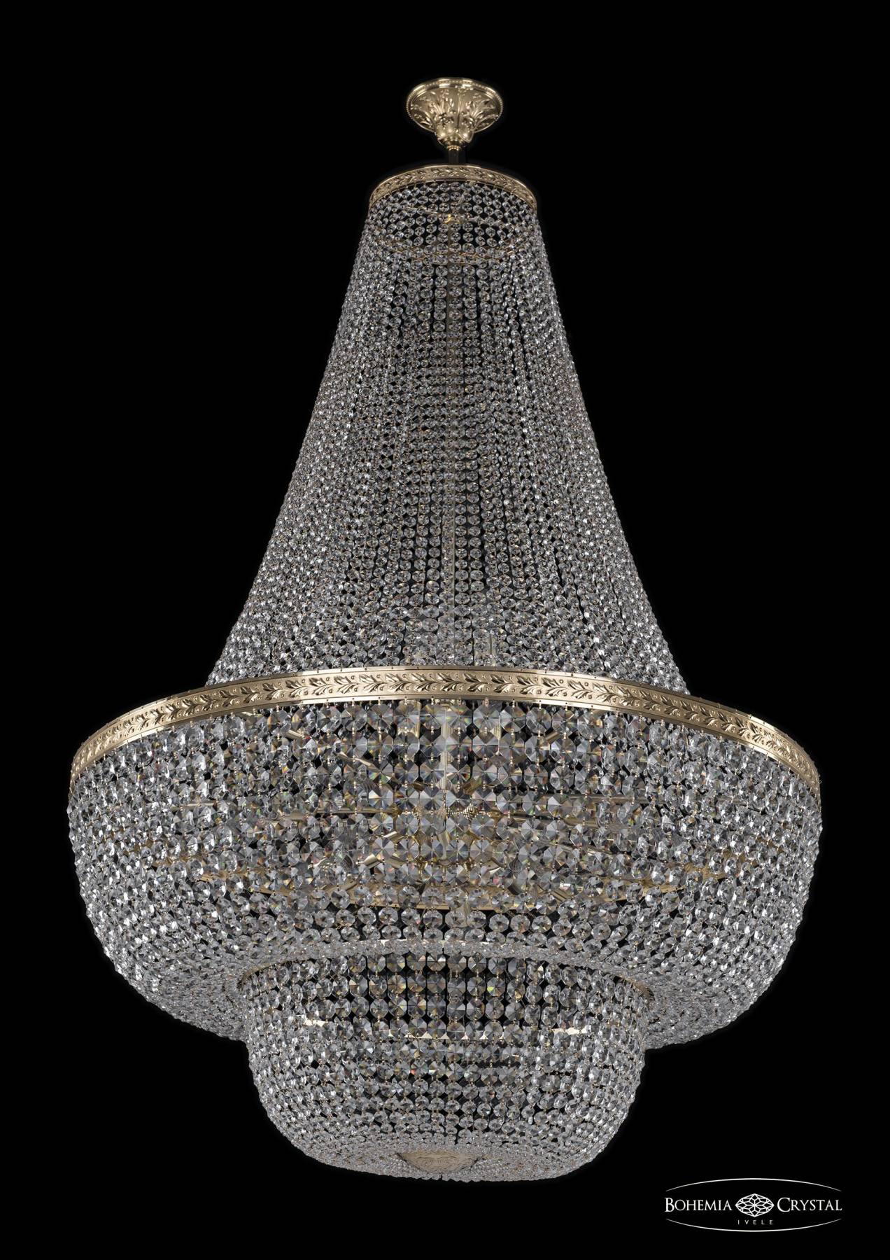 19101/H2/100IV G Потолочная хрустальная люстра Bohemia 1910 19101/H2/100IV G