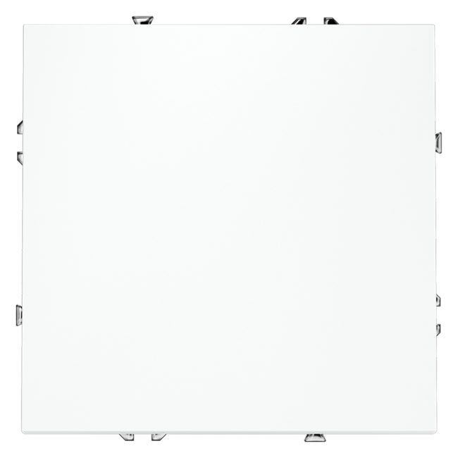 Перекрестный переключатель встраиваемый VOLTUM S70 одноклавишный 10А, (белый матовый) VLS010502