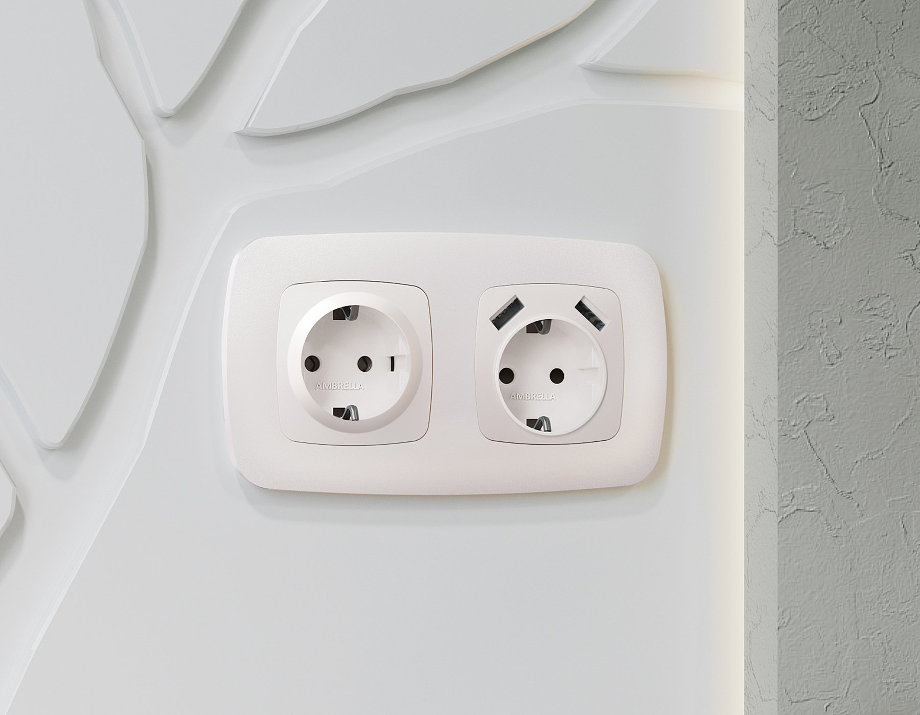 OP2060 Накладка на механизм Ambrella Volt OMEGA OP2060