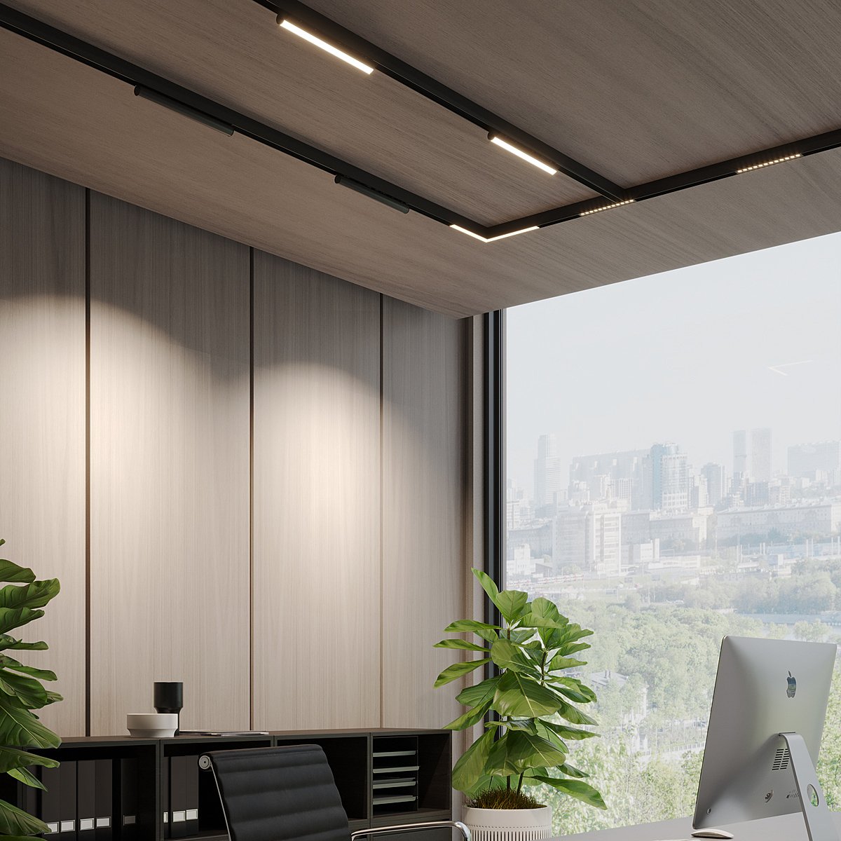 359947 Трековый светильник Novotech Vector 359947