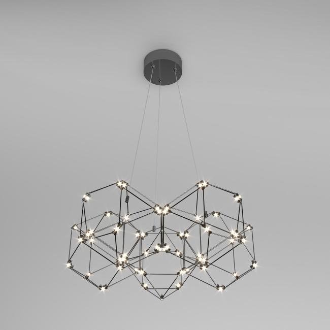 90169/5 черный жемчуг Подвесная люстра Eurosvet Uma 90169/5 черный жемчуг