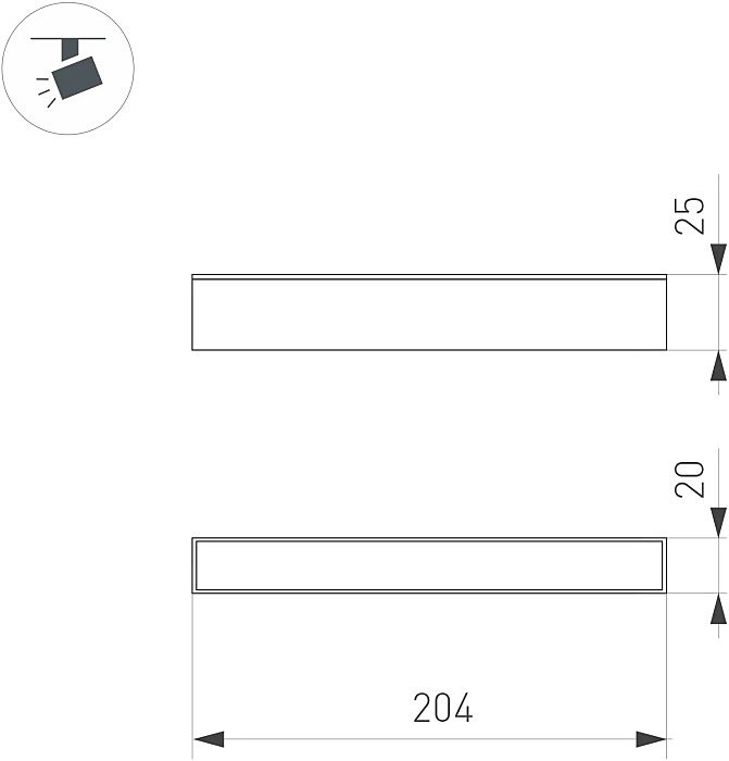 Трековый светильник Arlight Mag-25 046332