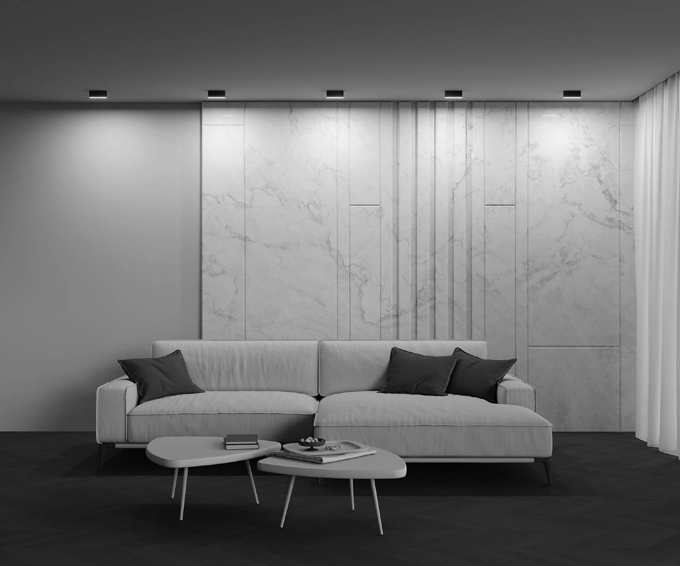 Светильник потолочный Maytoni Basis C068CL-12W3-6K-B