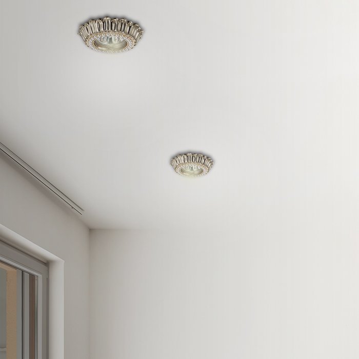 370139 Встраиваемый светильник с узорами Pearl 370139 Novotech