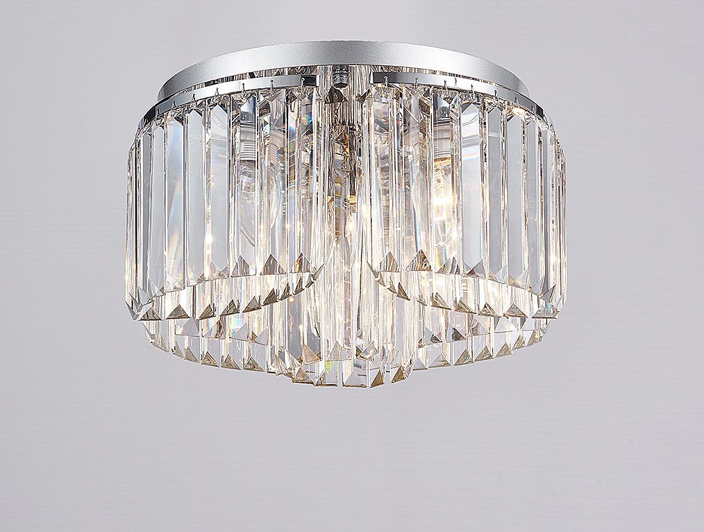 4354/PL chrome Потолочная хрустальная люстра Newport 4350 4354/PL chrome