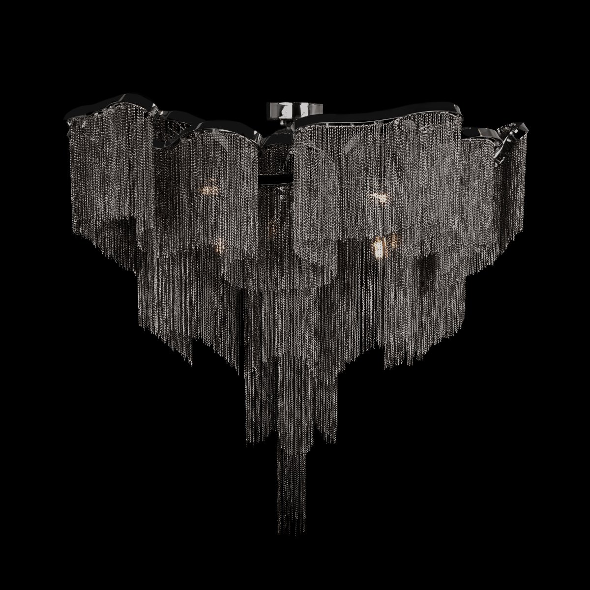 10208/1000C Gunmetal Потолочная люстра Stream Loft It 10208/1000C Gunmetal