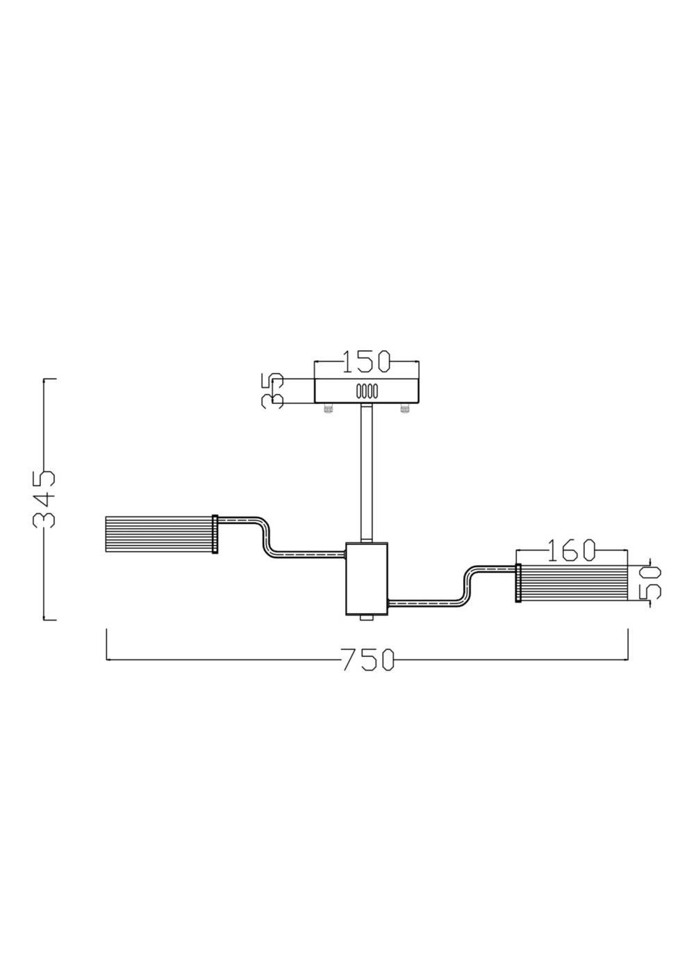 FR6039CL-L64CH Потолочная светодиодная люстра Eva Freya FR6039CL-L64CH