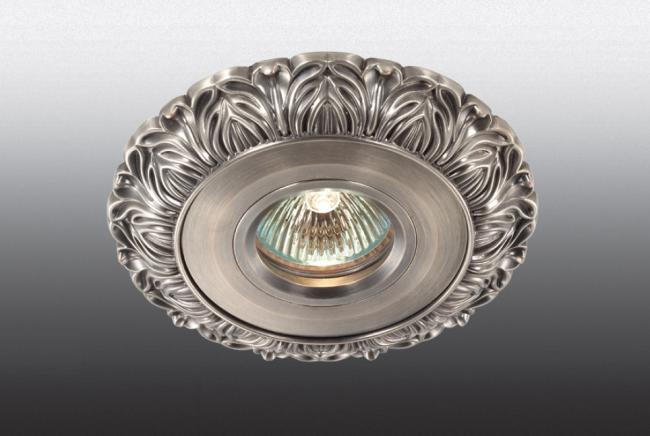 Встраиваемый светильник с узорами Vintage 369946 Novotech