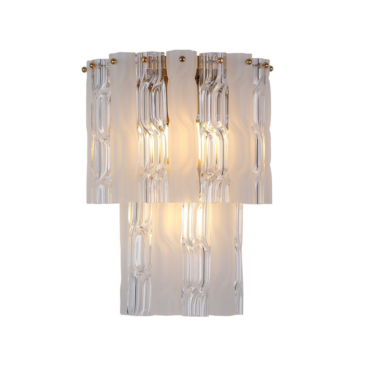 WL7112CF clear/frost, antique brass Бра настенное PL9203 Delight Collection WL7112CF clear/frost, antique brass