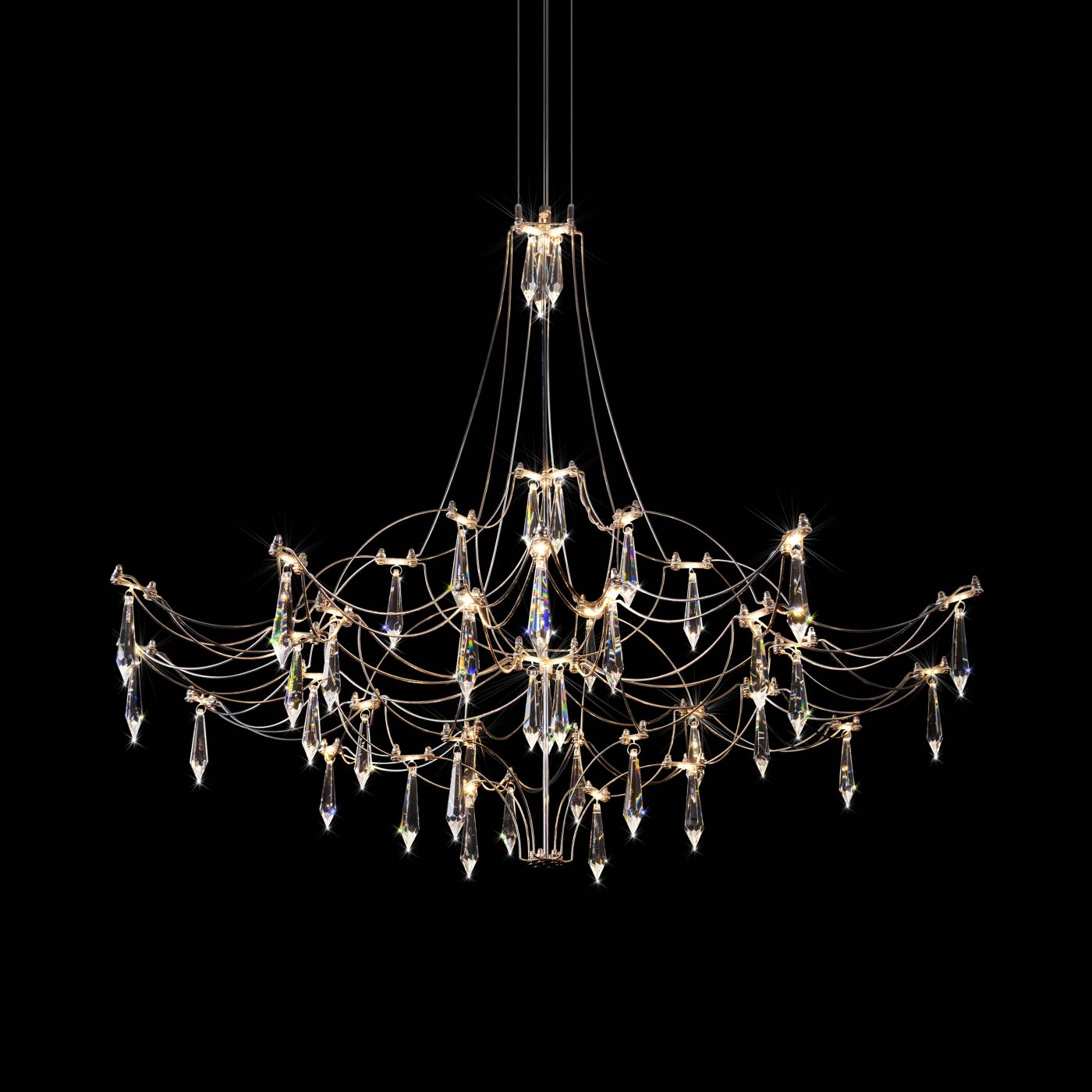 10588/800 Silver Asfour Подвесная люстра Mira Loft It 10588/800 Silver Asfour