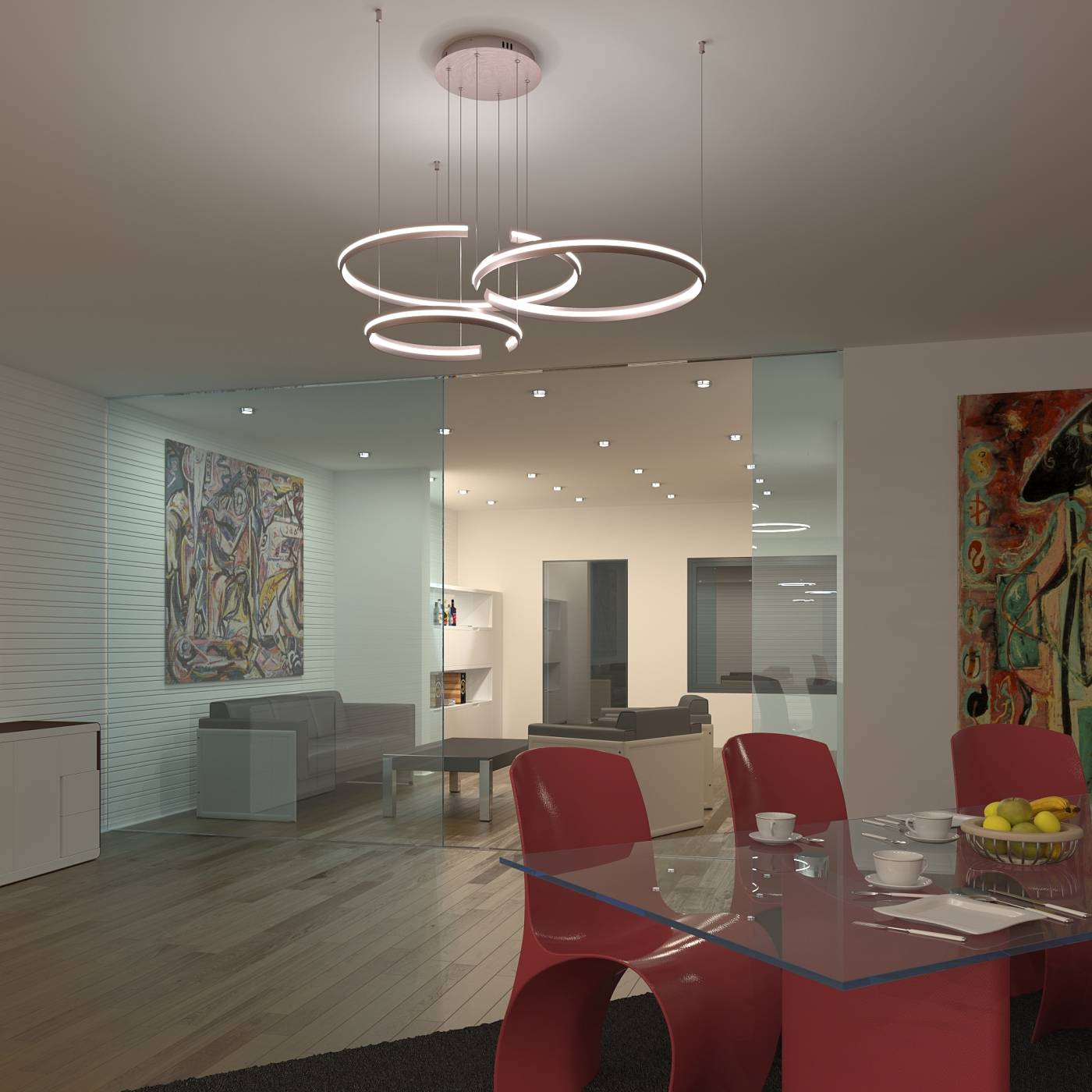 90280/3 сатин-никель Smart Светильник подвесной Eurosvet Gap 90280/3 сатин-никель Smart