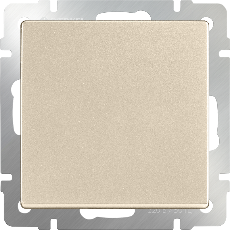 Выключатель Werkel W1110011/ Выключатель одноклавишный (шампань)