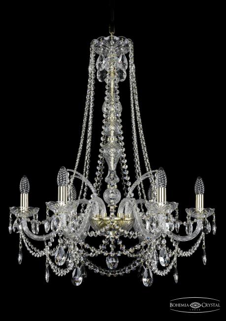 Подвесная хрустальная люстра 1411 Bohemia 1411/6/240/h-83 G