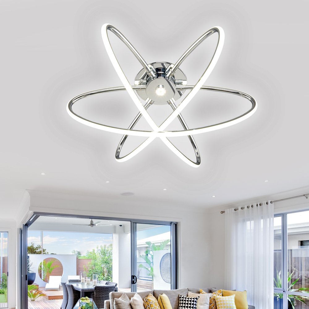 1-1430-3-CR LED Потолочная светодиодная люстра 1430 Максисвет 1-1430-3-CR LED