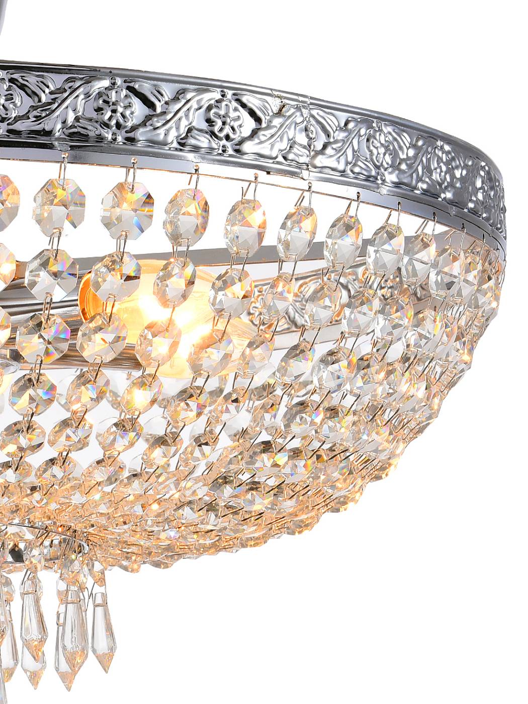 Потолочная люстра Natali Kovaltseva Barocco BAROCCO 81404/6C CHROME