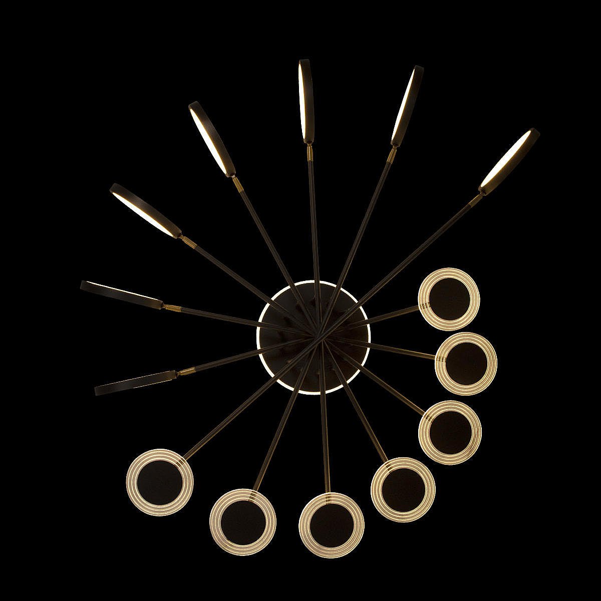 Потолочная люстра Loft It Megan 10164L Black