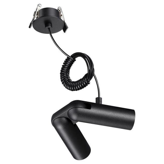 359386 База встраиваемая для ввода питания с гибким угловым соединителем L и проводом-подвесом Novotech Glat 359386