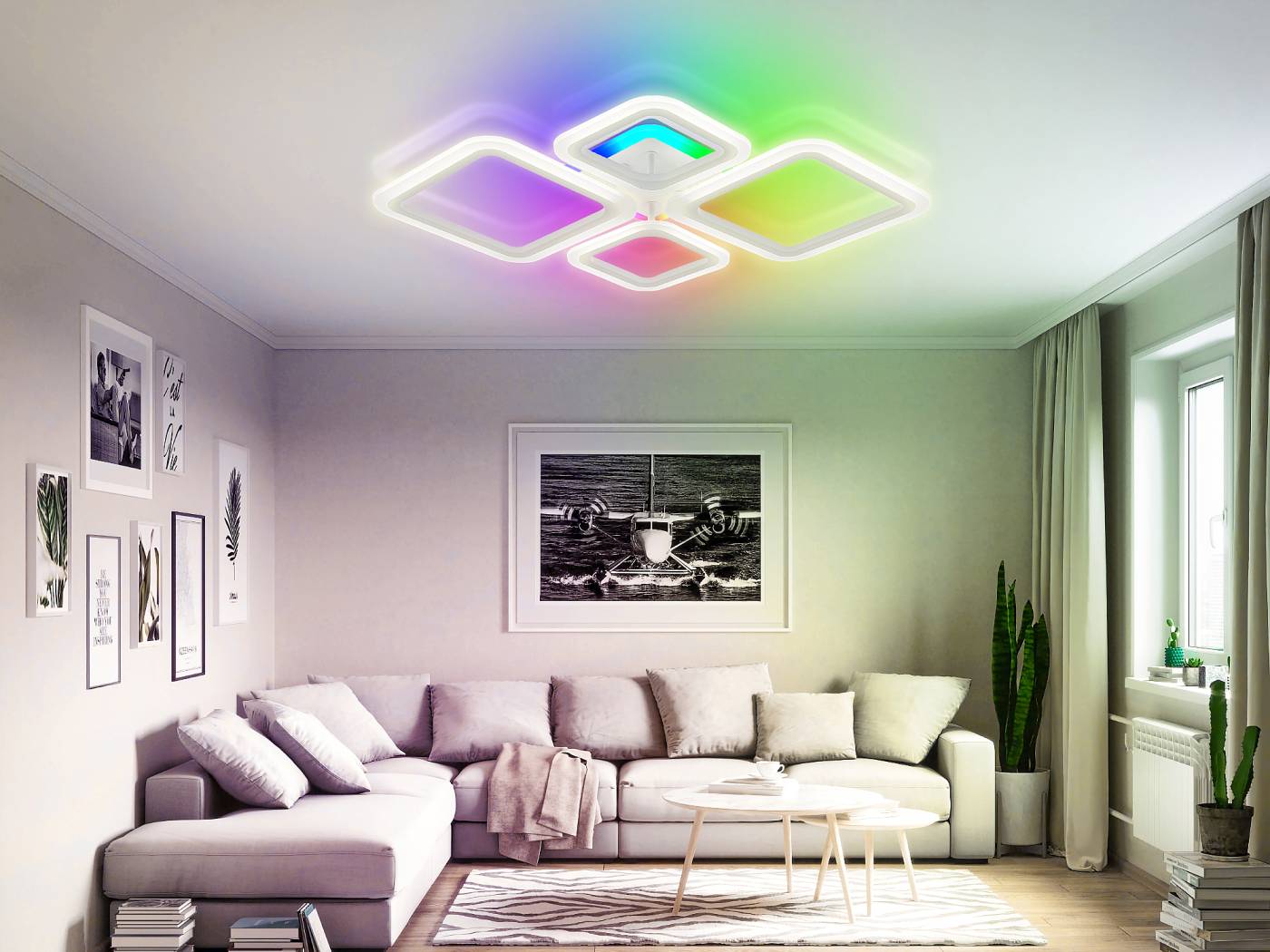 LED LAMPS 81421 Потолочная люстра Natali Kovaltseva Spektr LED LAMPS 81421