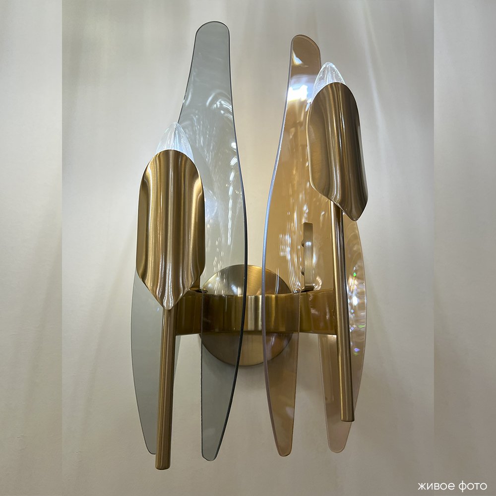CASA AP2 BRASS Настенное бра Crystal Lux Casa CASA AP2 BRASS