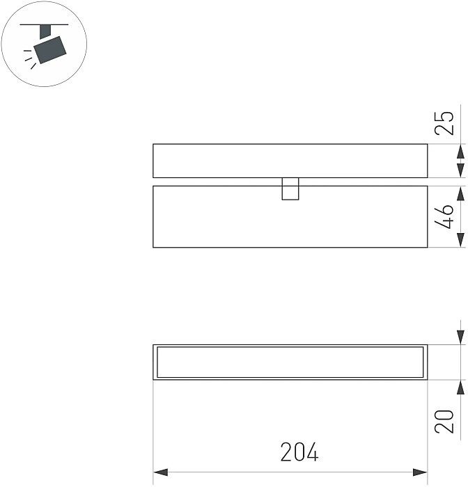 Трековый светильник Arlight Mag-25 050068