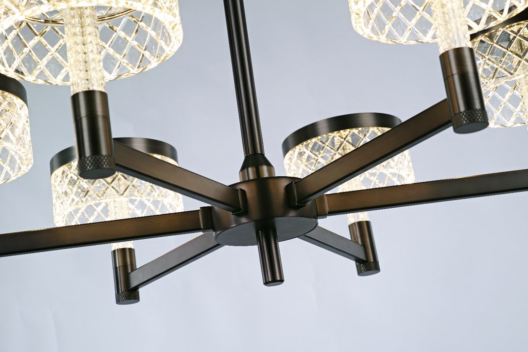 MD21020075-6A matt black Подвесная люстра Delight Collection Diamond cut MD21020075-6A matt black