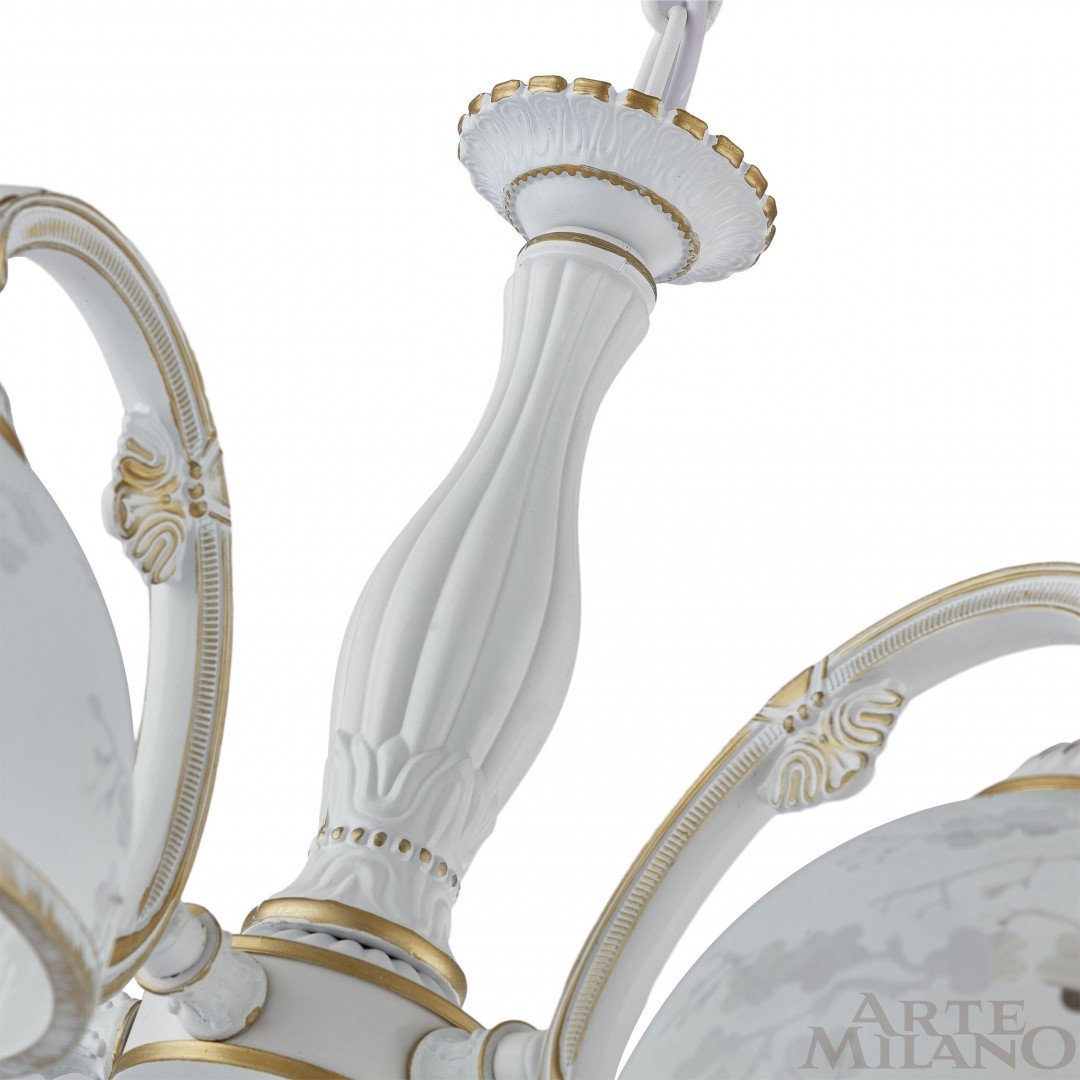349737/5 WT+G Подвесная люстра Arte Milano Am349737 349737/5 WT+G