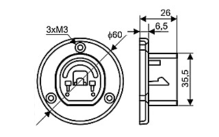 Держатель для профиля Arlight Top 017381