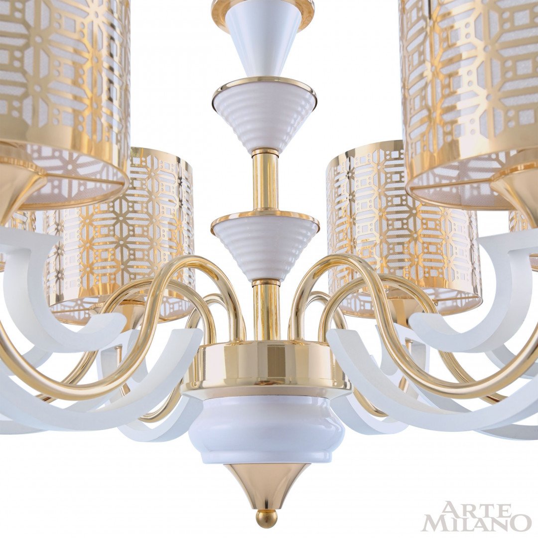 308857/6 Wh/Gd Подвесная люстра Arte Milano Florentia-8857 308857/6 Wh/Gd