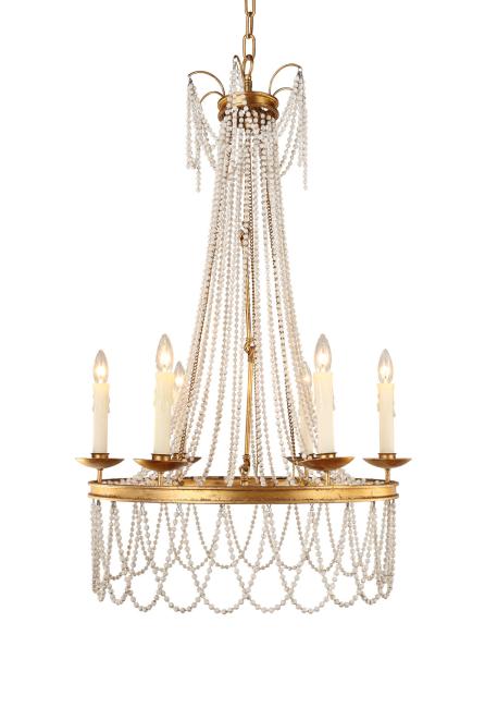 0889CL-6GD Подвесная люстра Milosh tendence Dika 0889CL-6GD