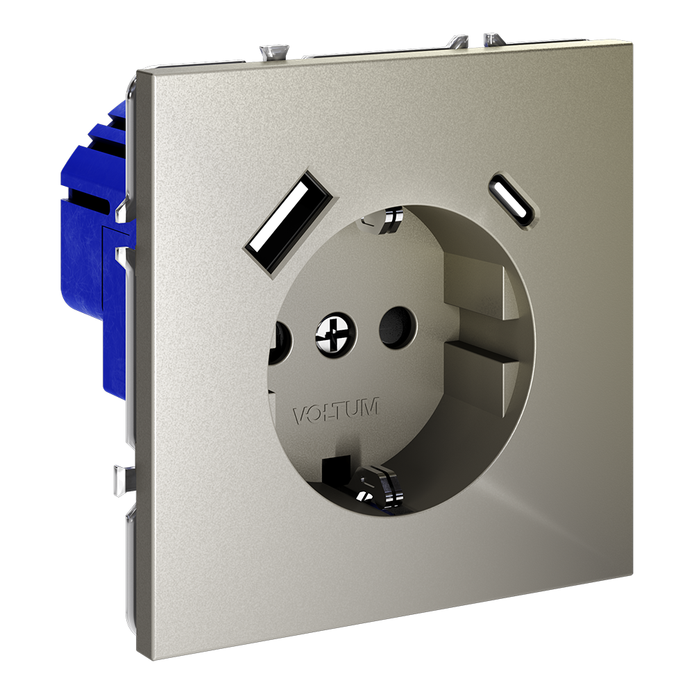 VLS040504 Розетка Voltum S70 VLS040504