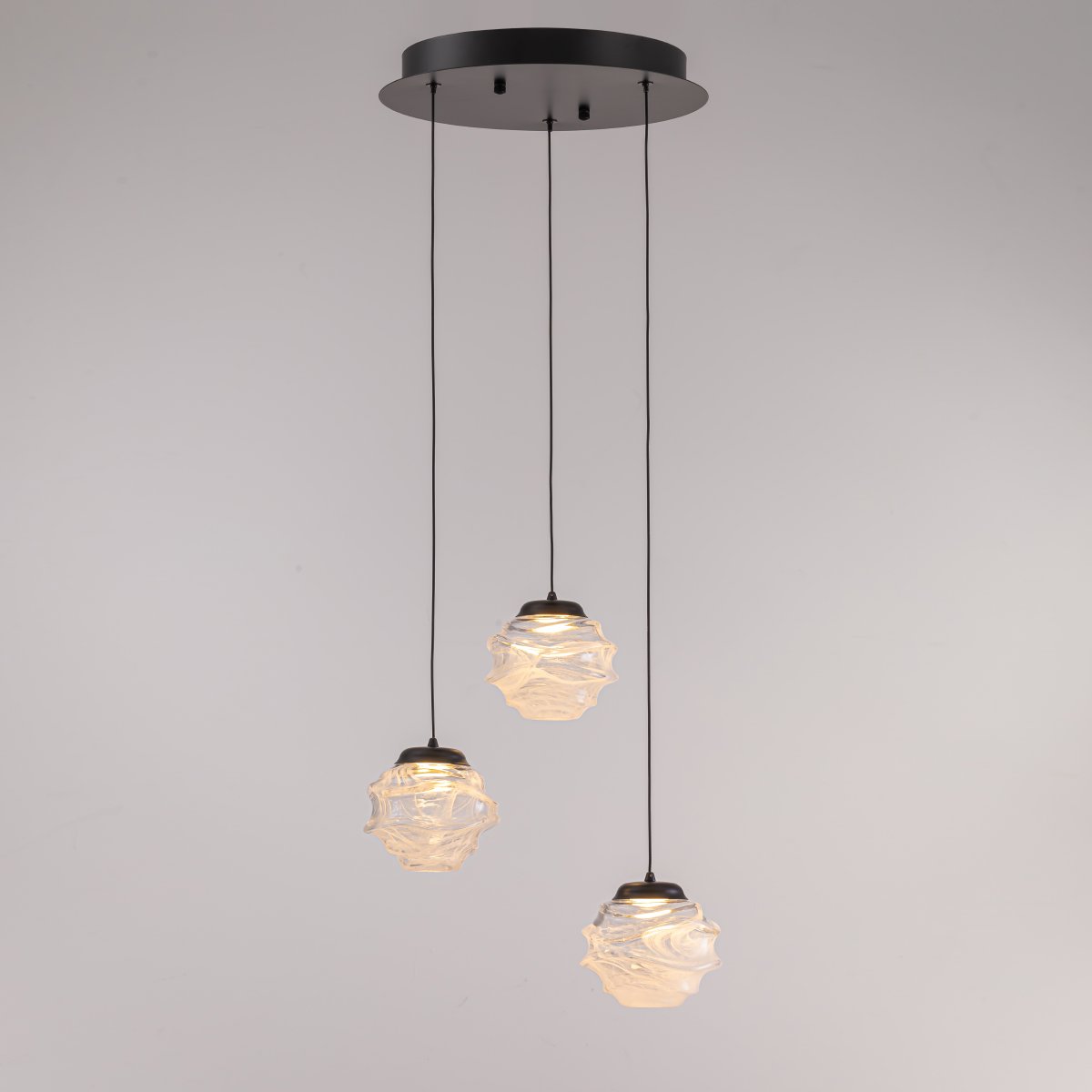 MD25030003-3A matt black/clear Светильник подвесной Delight Collection MD25030003 MD25030003-3A matt black/clear