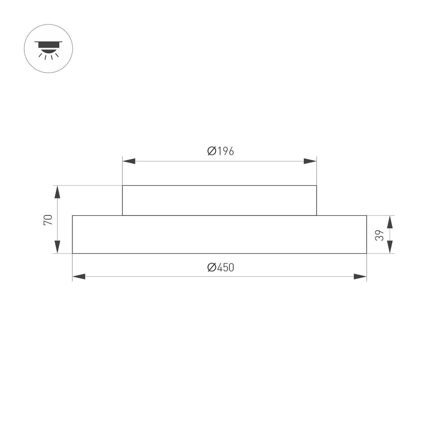 Светильник потолочный Arlight Estely 055367