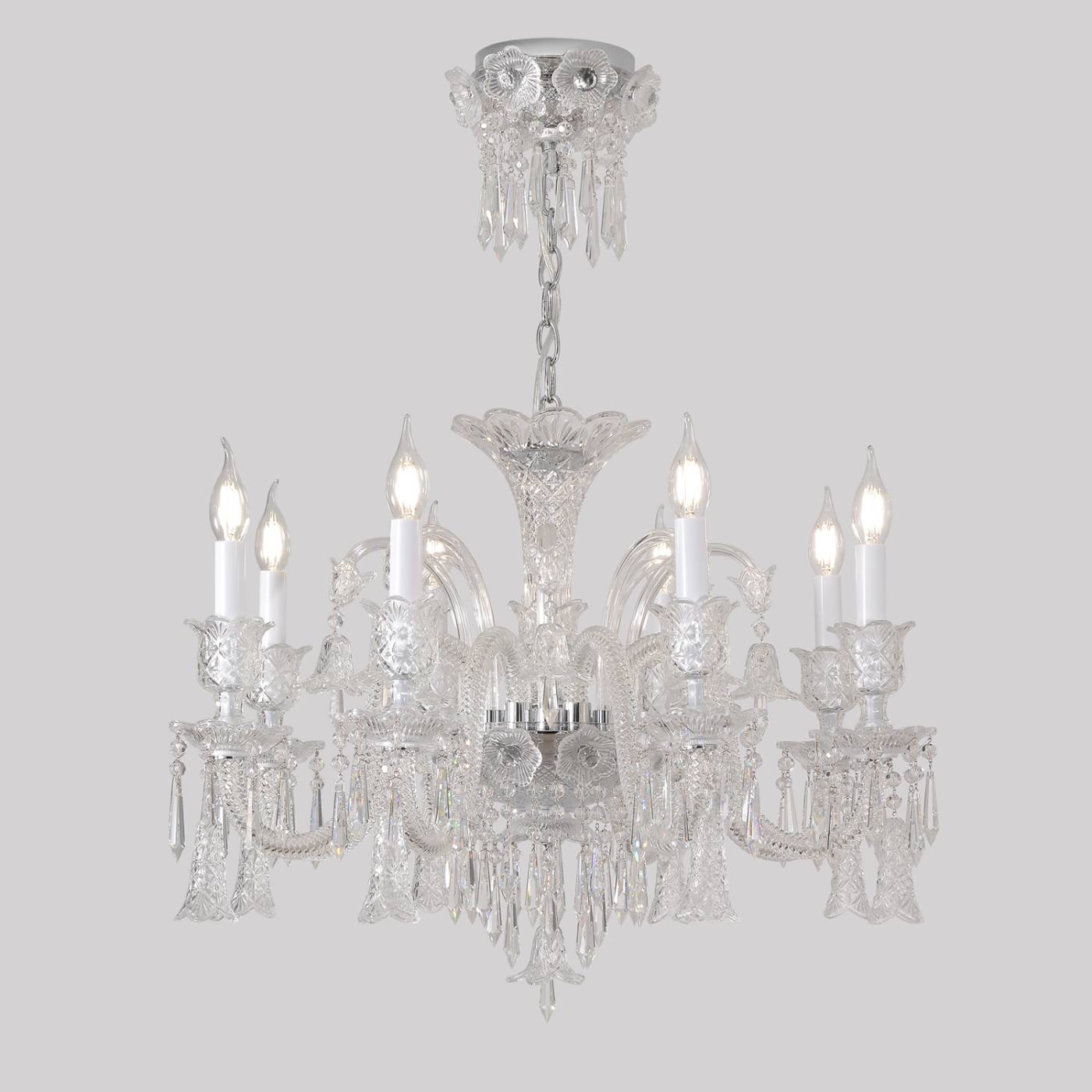 VERSAILLES SP8 CHROME Подвесная люстра VERSAILLES Crystal Lux VERSAILLES SP8 CHROME