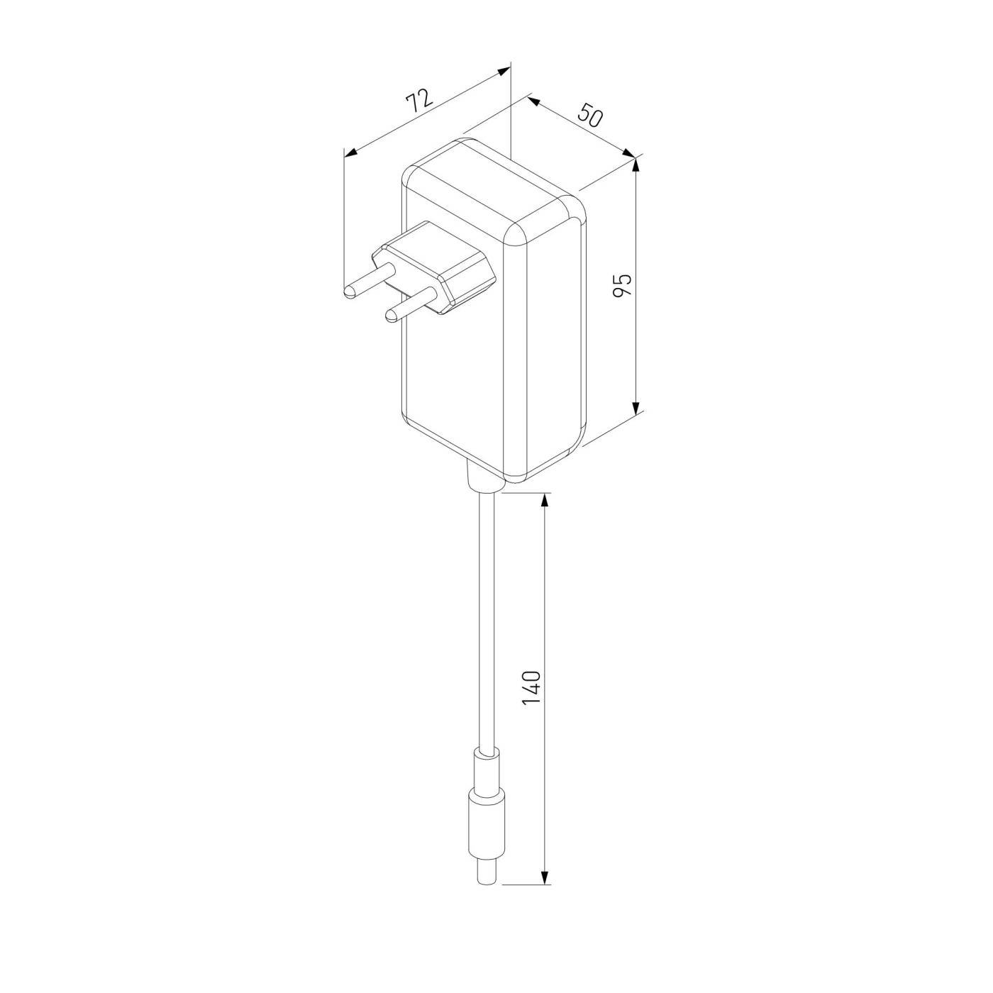 Блок питания 48W (чёрный) 95060/00_система Мини Блок питания Elektrostandard Mini Magnetic Mini Magnetic Блок питания 48W (черный) 95060/00