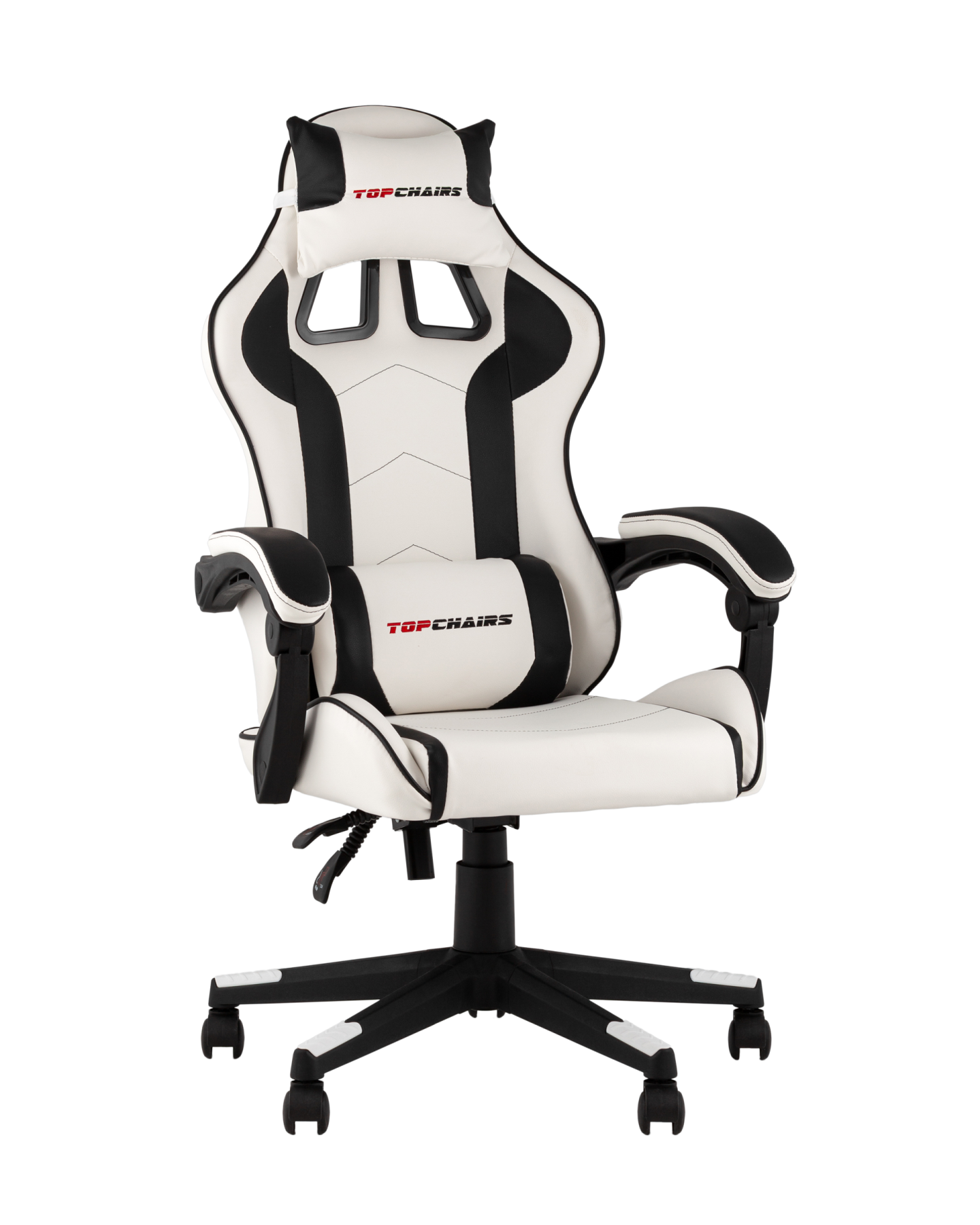 GF-8079 white+black Компьютерное кресло Stool Group GF-8079 white+black