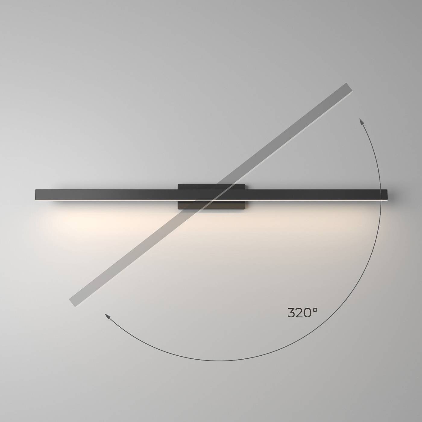 Подсветка зеркал и полок Elektrostandard Rino Rino черный (40157/LED)