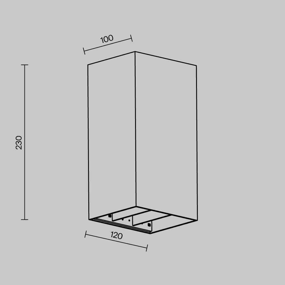 Настенный светильник Drape Maytoni O525WL-L20B3K