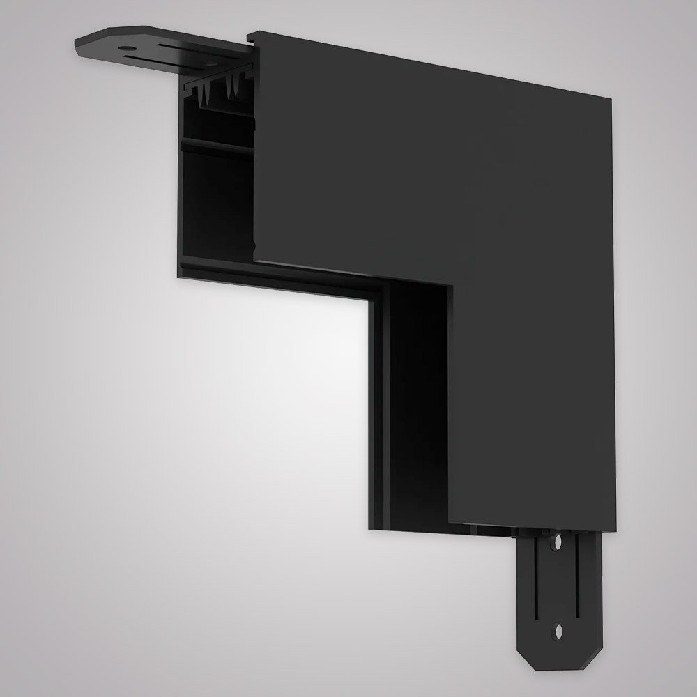 AM544 BK SMART Угловой соединитель внутренний для накладного шинопровода AM Group AM544 BK SMART