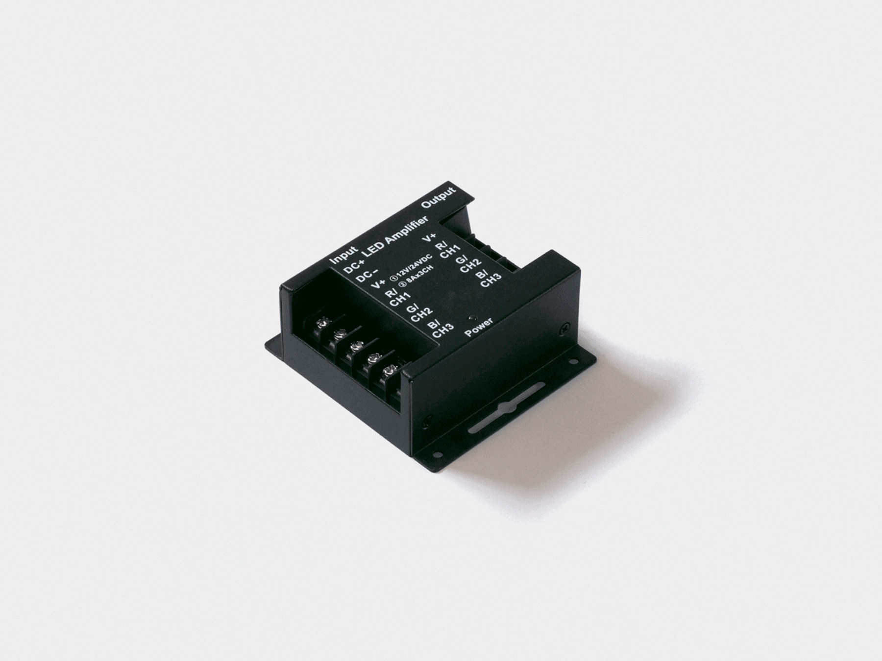 00-00001071 Усилитель RGB, 24А, Черный, AMP-RGB-24A-BL, SWG Standard 00-00001071