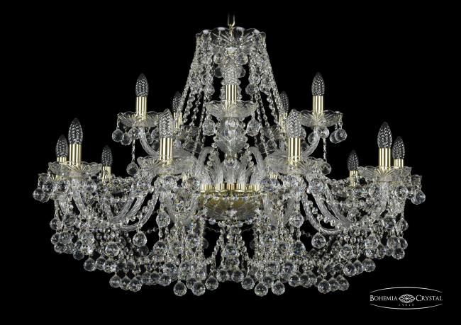 Подвесная хрустальная люстра 1409 Bohemia 1409/10+5/360 G