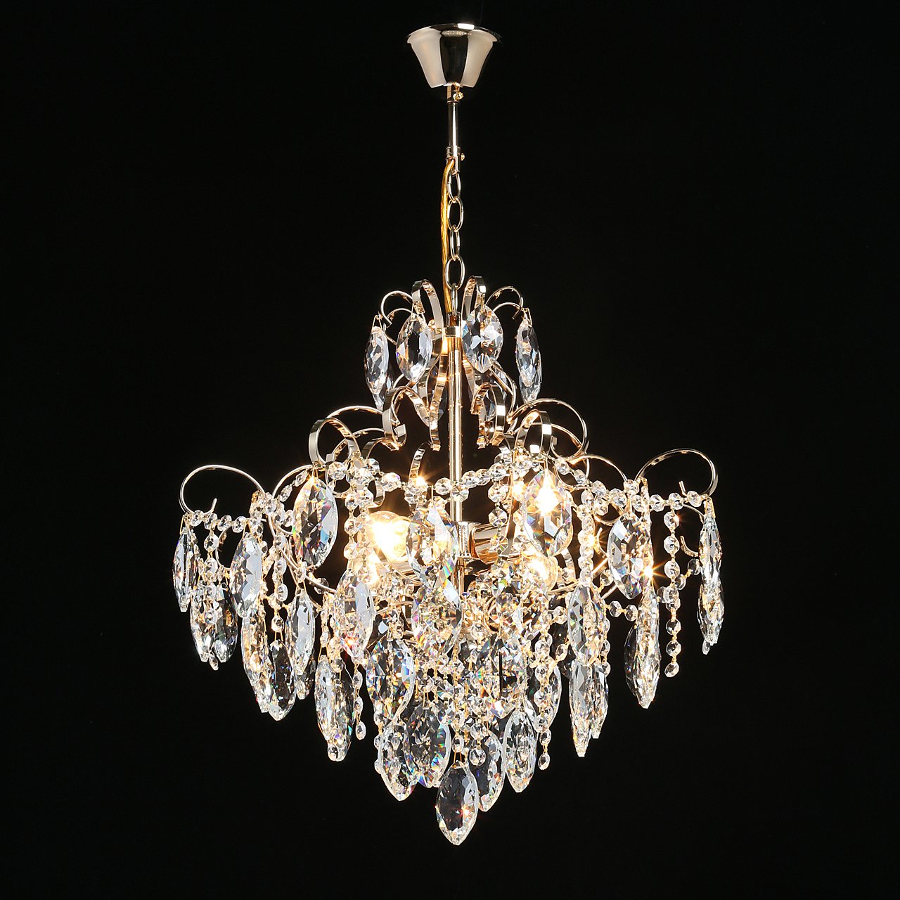 Подвесная хрустальная люстра Бриз De Markt 111011004