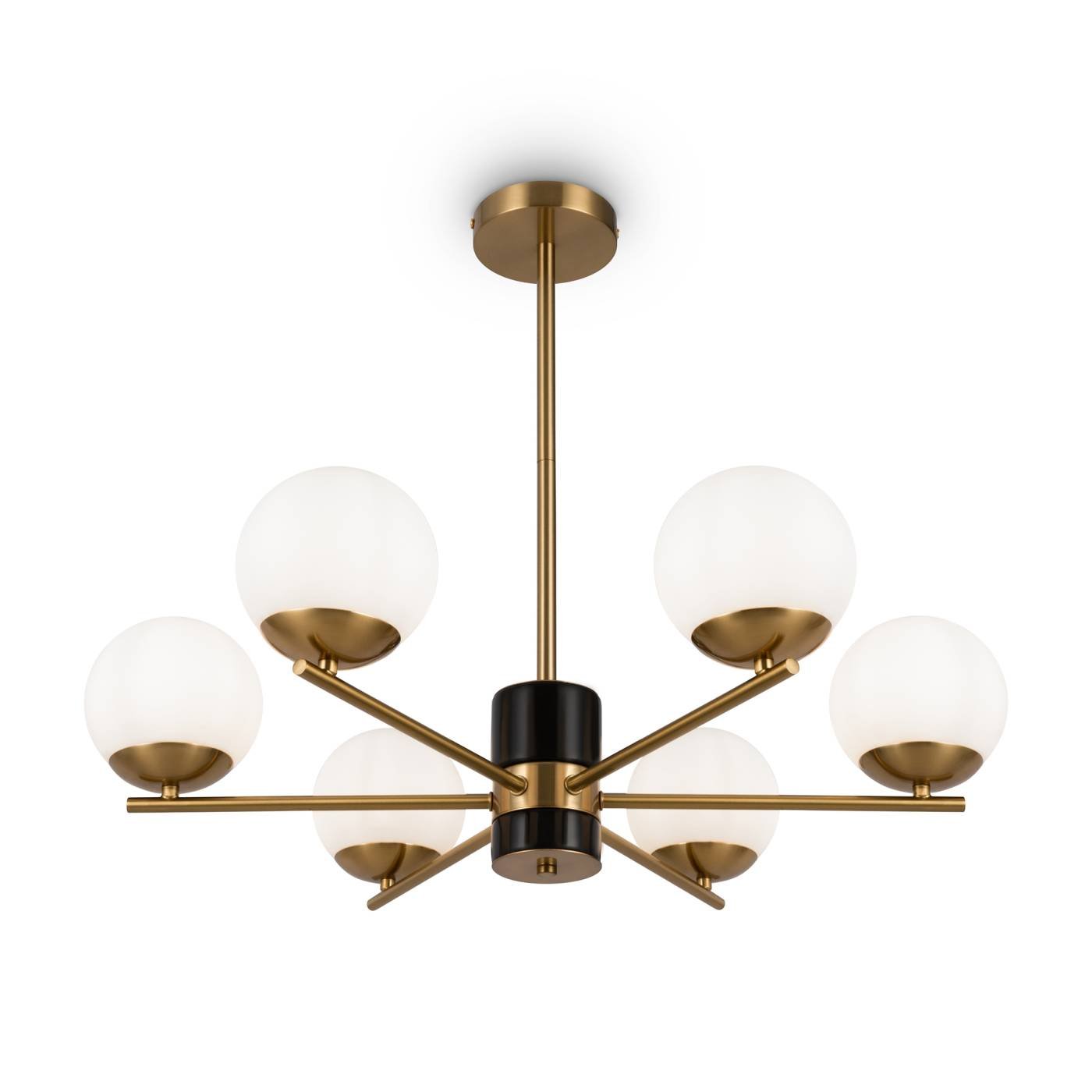 FR5230PL-06BS Люстра на штанге Freya Marble FR5230PL-06BS